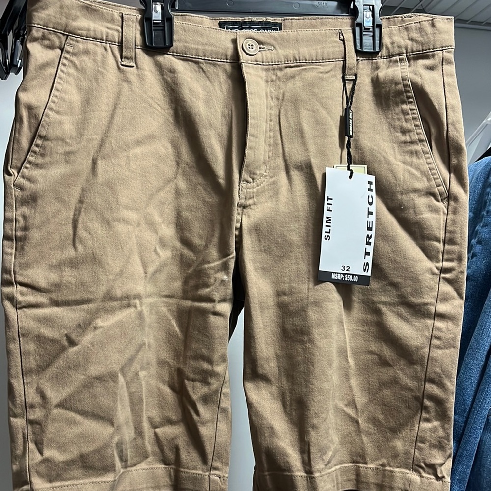 Members only brown shorts